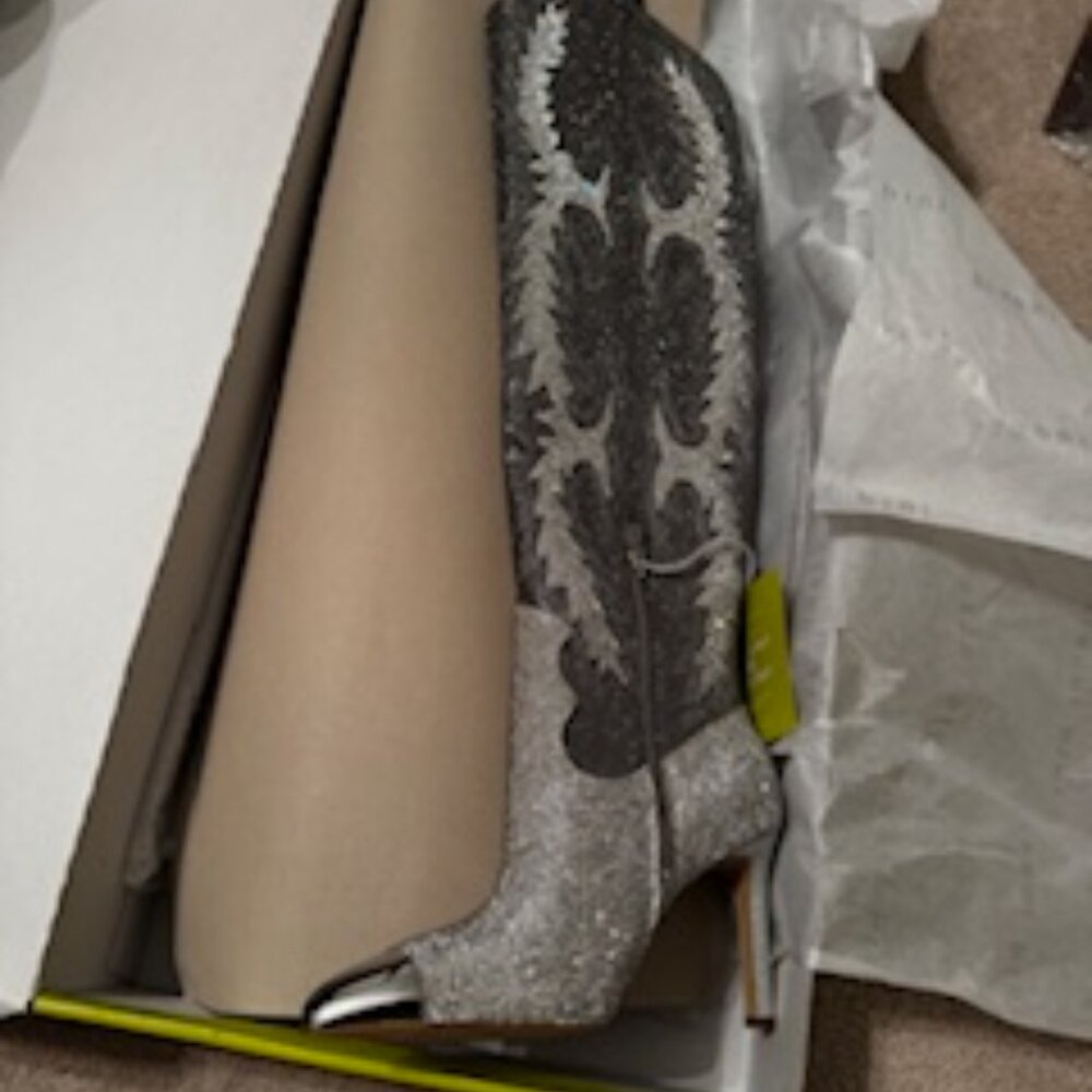 Gianni Bini - KatyannaTwo Over-the-Knee Rhinestone Embellished Western Dress Boo